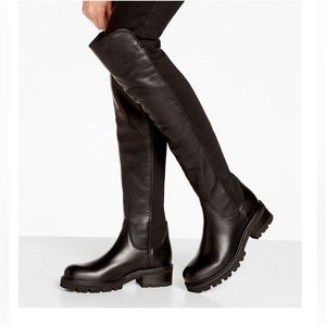 La Canadienne Catherine Leather Over The Knee Boot